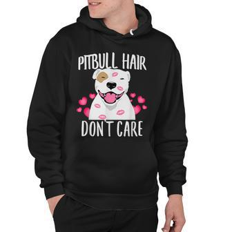 Pit-Bull Hair Dont Care Terrier Dog Love-R Dad Mom Boy Girl Hoodie - Thegiftio UK