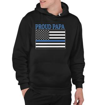 Police Officer Papa - Proud Papa Hoodie - Thegiftio UK