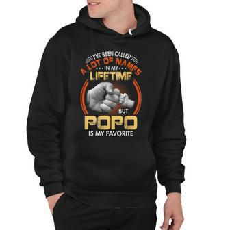 Popo Grandpa Gift A Lot Of Name But Popo Is My Favorite Hoodie - Thegiftio UK