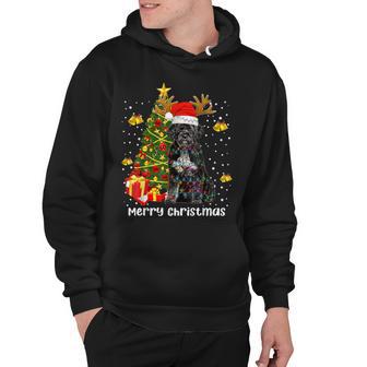 Portuguese Water Dog Christmas Lights Tree Santa Xmas Pajama Hoodie - Thegiftio UK