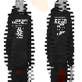 Pretend Im A Tree Lazy Halloween Costume Simple Easy Hoodie | Mazezy