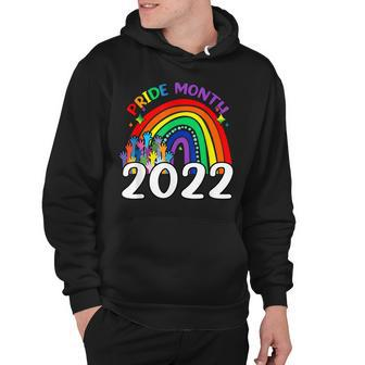 Pride Month 2022 Lgbt Rainbow Flag Gay Pride Ally Hoodie | Mazezy