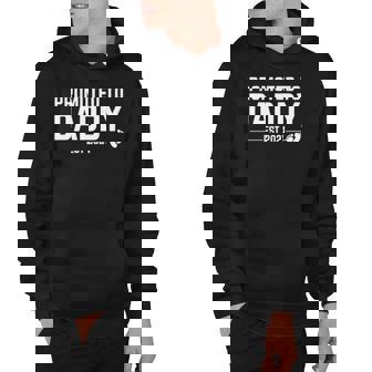 Promoted To Daddy 2021 For First Time Fathers New Dad Hoodie | Mazezy