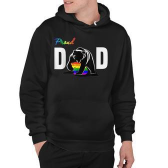 Proud Dad Bear Rainbow Lgbt Pride Month 2021 Lgbtq Hoodie - Thegiftio UK