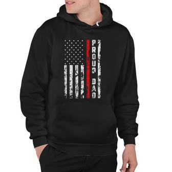 Proud Dad Of Firefighter Gift Firefighters Dad Hoodie | Mazezy