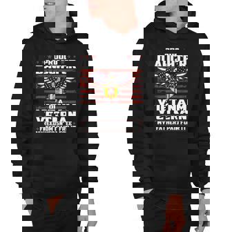 Proud Daughter Of A Vietnam Veteran Patriotic Family Hoodie | Mazezy