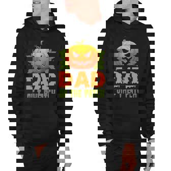 Pumpkin Dad Of The Patch Funny Halloween Family Matching V4 Hoodie - Thegiftio UK