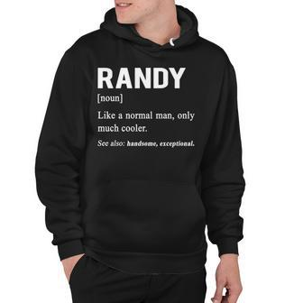 Randy Name Gift Randy Funny Definition Hoodie - Seseable