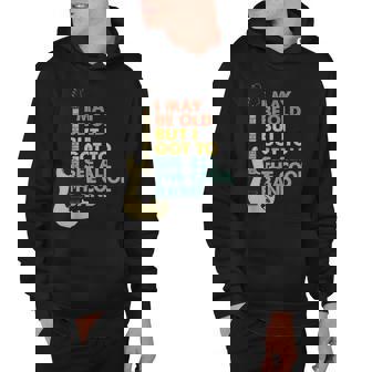 Retro I May Be Old But I Got To See All The Cool Bands Hoodie - Thegiftio UK