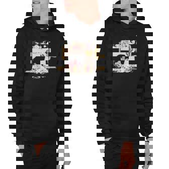 Retro Sewing Quilting Sewer Quilt Seamstress Sewing Hoodie | Mazezy