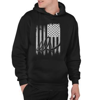 Roller Coaster Usa American Flag 4Th Of July Patriotic Gift Hoodie | Mazezy