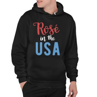 Rose In The Usa Cute Drinking 4Th Of July Hoodie | Mazezy