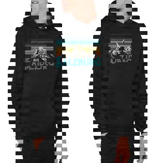 Salzburg Austria Vintage Mountains Souvenir Gift Hoodie | Mazezy