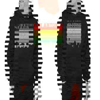 San Antonio Skyline Vintage Texas Pride Souvenir Gift Hoodie | Mazezy