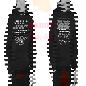 Soon To Be A Daddy Of A Baby Girl Pink Baby Announcement Tee Hoodie | Mazezy