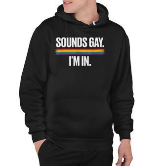 Sounds Gay Im In Gay Lesbian Queer Lgbtq Hoodie - Thegiftio UK