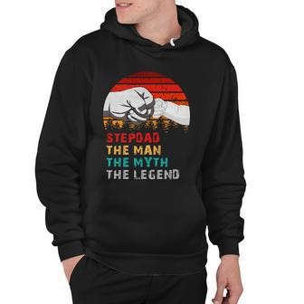 Stepdad The Man The Myth The Legend Hoodie - Monsterry