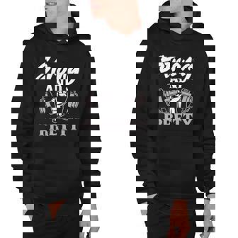 Strong And Pretty Gym Fitness Sport Bodybuilding Hoodie | Mazezy