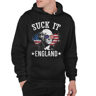 Suck It England Funny 4Th Of July George Washington Hoodie - Seseable