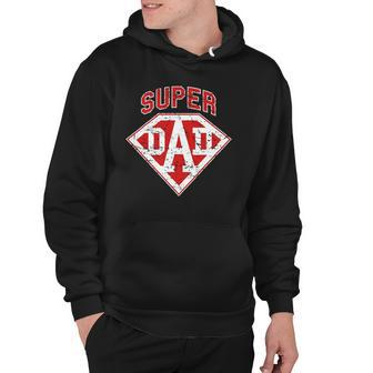 Super Dad Superhero Daddy Tee Funny Fathers Day Outfit Hoodie | Mazezy