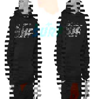 Surf Watercolor Graphic Surfing T Surf Hoodie - Thegiftio UK