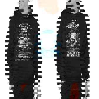 Surgeon Biker Who Rides A Motorcycle Skull Babe Hoodie - Thegiftio