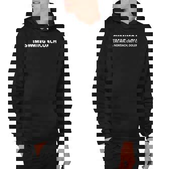 Swimming Coach Funny Swim Coach Hoodie | Mazezy