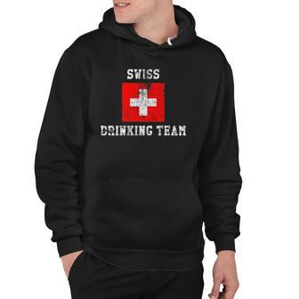 Swiss Drinking Team Funny National Pride Gift Hoodie | Mazezy