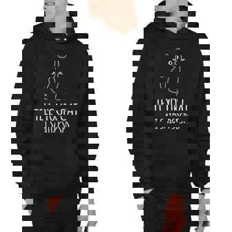 Tell Your Cat I Said Pspsps Funny Cat Hoodie | Mazezy