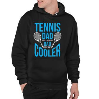 Tennis Dad Funny Cute Fathers Day Hoodie | Mazezy