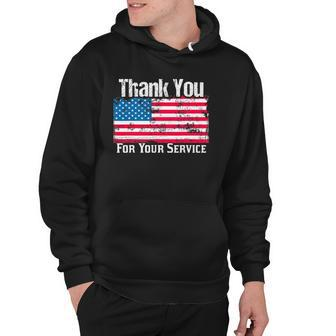 Thank You For Your Servicemilitary Policeman Fireman Hoodie | Mazezy