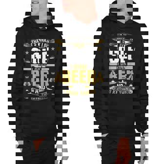 Thats What I Do I Play Golf I Drink Beer And I Know Things Hoodie - Thegiftio
