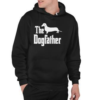 The Dogfather Dachshund Doxie Weiner Dog Funny Gift Idea Classic Hoodie | Mazezy