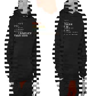 The Man The Myth Bad Influence Pappy Xmas Fathers Day Dad Hoodie | Mazezy