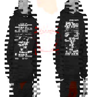 Theres No Crying In Lifting Funny Weightlifting At The Gym Hoodie - Thegiftio UK