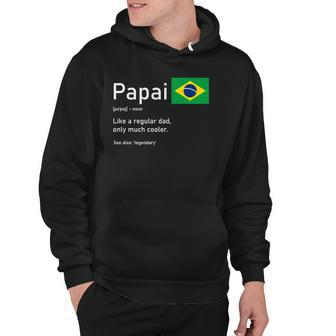 This Definition Of Papai Brazilian Father Brazil Flag Classic Hoodie | Mazezy