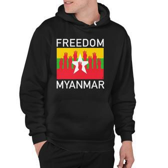 Three Finger Salute Myanmar Freedom Hoodie | Mazezy UK