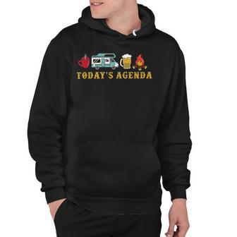 Today’S Agenda Camping Hoodie | Favorety UK