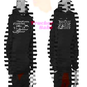 Truck Driver Trucker Babe Long Haul Trucker Gift Hoodie - Thegiftio