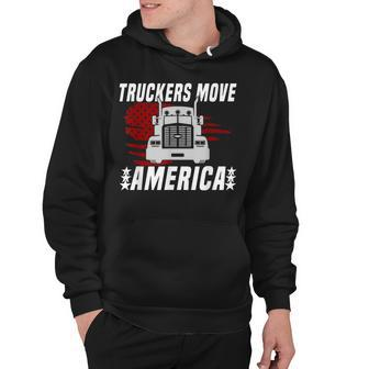 Truckers Move America - Truck Driver Transporter Trucker Hoodie - Thegiftio UK