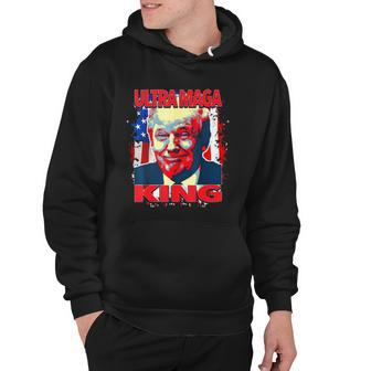 Trump President Ultra Maga King American Flag Hoodie | Mazezy UK