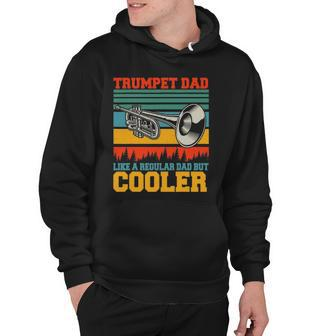 Trumpet Dad Definition Happy Fathers Day Trumpet Player Hoodie - Thegiftio UK