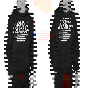 Ultra Maga American Flag Disstressed Proud Ultra Maga Hoodie - Seseable