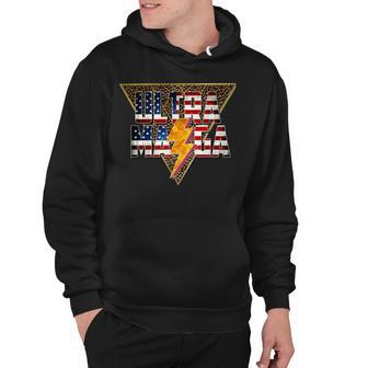 Ultra Maga Distressed Lightning Leopard Proud Ultramaga Gift Hoodie | Favorety UK