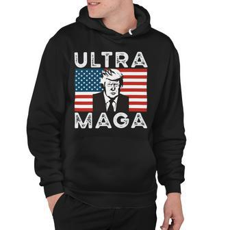 Ultra Maga Funny Trump Biden Usa Hoodie - Monsterry