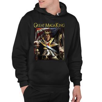 Ultra Maga Great Maga King Shirt Great Maga King Trump 2024 Hoodie | Favorety UK