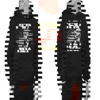 Ultra Maga Proud Ultra-Maga Usa Flag Hoodie | Mazezy