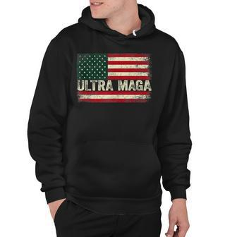 Ultra Maga Shirt Us Flag Tee Usa Top American Ultra Mega Hoodie - Monsterry