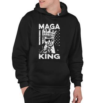 Ultra Maga Us Flag Donald Trump The Great Maga King Hoodie | Mazezy