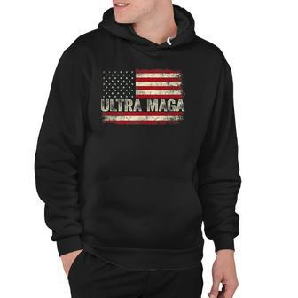 Ultra Maga Us Flag Tee Usa Top American Ultra Mega Hoodie | Mazezy